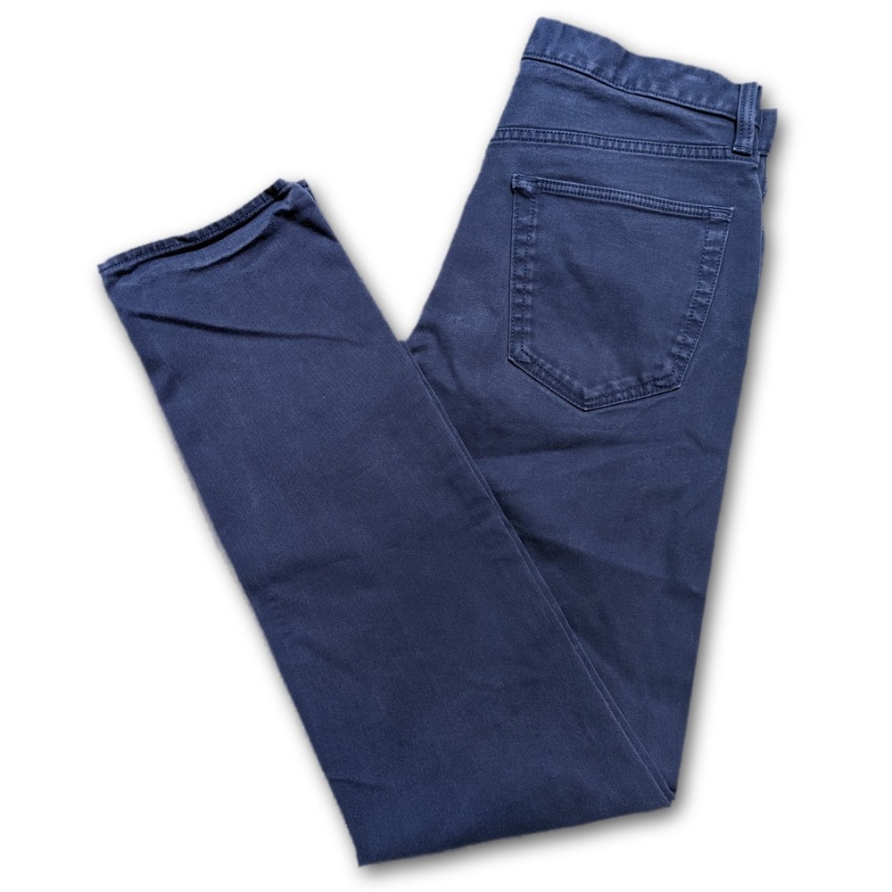 Banana Republic Traveler Mens 30x32 Pants Blue Slim Fit Twill Stretch Chinos